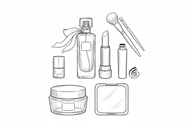 Beauty Products Sketches