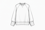 one piece sketch sweatshirt